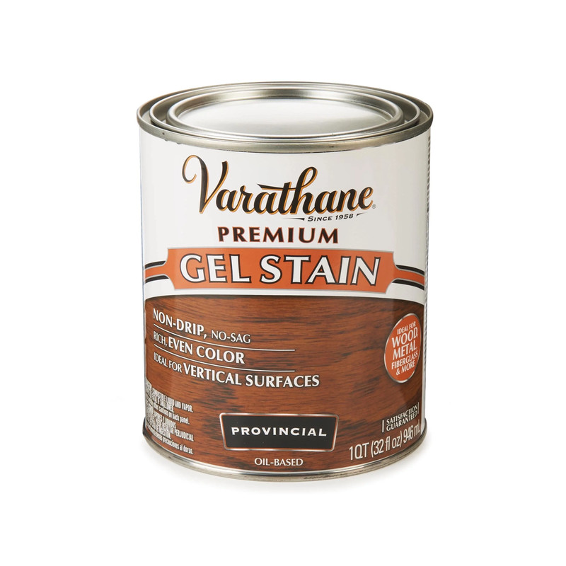 Premium Gel Stain - Oil Based - Color:Provincial - Size:1 Quart